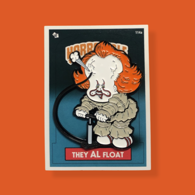 Horrorible kids they al float - limited edition enamel pin
