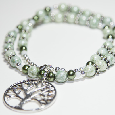 Marbled and pearl tree