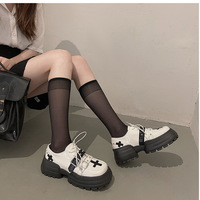 Gothic Cross Platform Shoes  - 2colors - Thumbnail 4