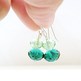 Green & Silver Earrings-3