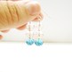 Blue & Pink Silver Earrings-3
