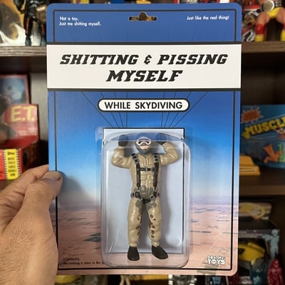 Skydiving action figure