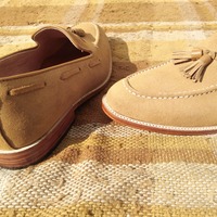 Hot Sale Men's Brown Tassels Loafer Genuine Suede Formal Shoes - Thumbnail 1