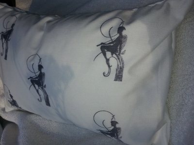 Dream Sleep Pillow in hand stamped Fairy design