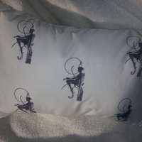 Dream Sleep Pillow in hand stamped Fairy design - Thumbnail 1