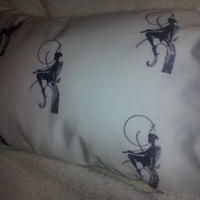 Dream Sleep Pillow in hand stamped Fairy design - Thumbnail 2