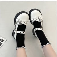 Heart Chain Mary Jane Shoes  - 2colors - Thumbnail 5