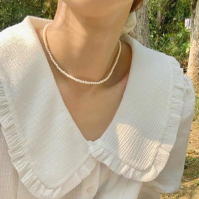 Vintage pearl necklace choker