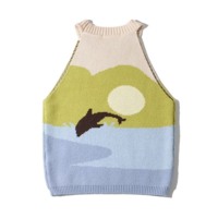 DOLPHIN KNITTED TANK TOP - Thumbnail 6