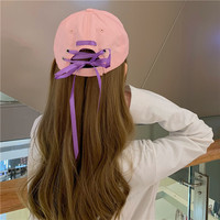 Korean version ins tide wild pink love cap sunscreen baseball cap - Thumbnail 8