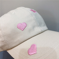 Korean version ins tide wild pink love cap sunscreen baseball cap - Thumbnail 2