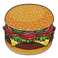 Hamburger Beach Blanket - Thumbnail 2