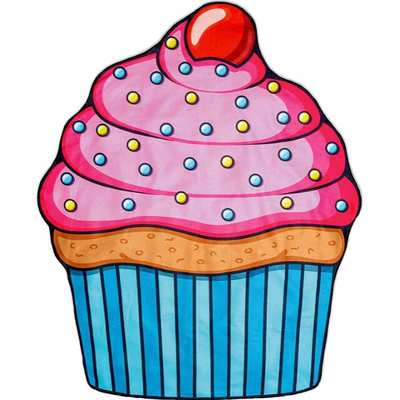 Cupcake beach blanket