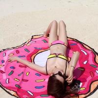 Pink Donut Beach Blanket - Thumbnail 3