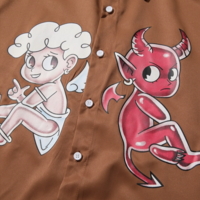 Free Shipping-ANGEL VS DEVIL BOY SHIRT - Thumbnail 6