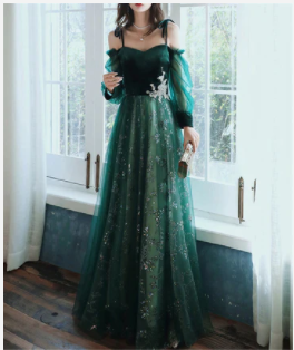 slim fit dress slacks Unique Mermaid Sweetheart Dark Green Lace Split Prom Dresses,Two Piece Prom  Dresses,MP538