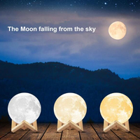 3D Moon Lamp Night Light - Thumbnail 5