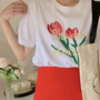 Tulip Flower Printed Tee-1