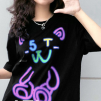 NEON CAT T SHIRT - Thumbnail 2