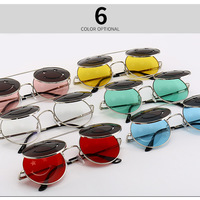 Smiley Face Eyewear Steampunk Sunglasses Unisex Shades - Thumbnail 5