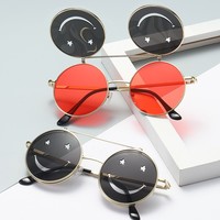 Smiley Face Eyewear Steampunk Sunglasses Unisex Shades - Thumbnail 6