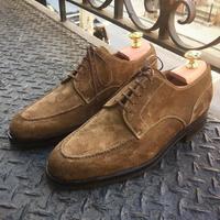 Trendy Men's Hand Stitch Brown Split Toe Style Shoes - Thumbnail 1