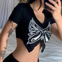 Butterfly Split Top - Thumbnail 2