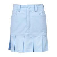 Pastel Blue Pleated A-line Skirt - Thumbnail 3
