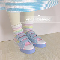angel-babydoll girls dream pink blue childlike canvas shoes - Thumbnail 8