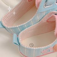 angel-babydoll girls dream pink blue childlike canvas shoes - Thumbnail 4