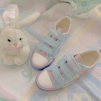 angel-babydoll girls dream pink blue childlike canvas shoes - Thumbnail 6