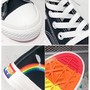 Rainbow Embroidered Canvas Shoes-1