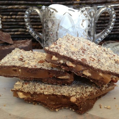 20 oz. gourmet (milk chocolate) english toffee