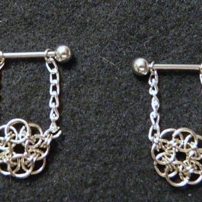 Pierced nipple drops