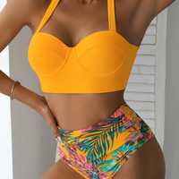 Sexy Printed Bikini Swimsuit - Thumbnail 1