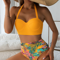 Sexy Printed Bikini Swimsuit - Thumbnail 3