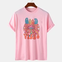 GOOD VIBES MUSHROOM TEE - Thumbnail 1