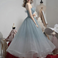 Cute tulle sequins short prom dress homecoming dress - Thumbnail 2