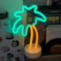 Coconut Palm Tree LED Night Light Home Decor - Thumbnail 1