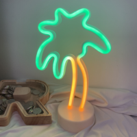 Coconut Palm Tree LED Night Light Home Decor - Thumbnail 3