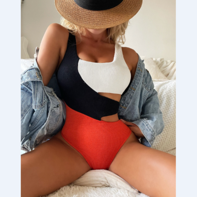 Fashion sexy bikini one piece swimsuit swimwear