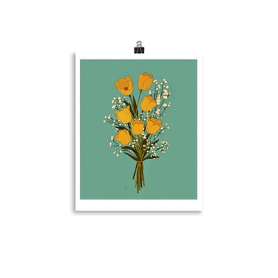 Tulips print