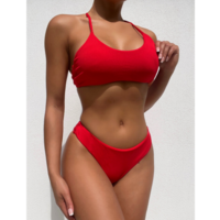 Fashion Sexy Solid Color Swimsuit Bikini - Thumbnail 2