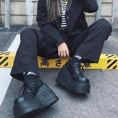 Free Shipping-HARAJUKU CHUNKY PLATFORM