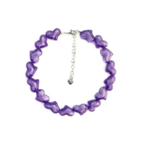 Heart Beaded Necklace Choker - Thumbnail 4