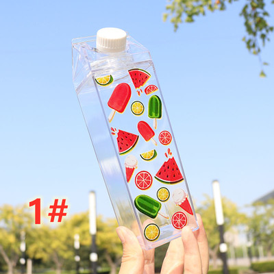 Korea small fresh milk box cup hand cup cute water cup - Thumbnail 4