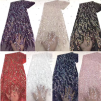 Pink V Neck Mother of the Bride Dresses with Beading - Thumbnail 3