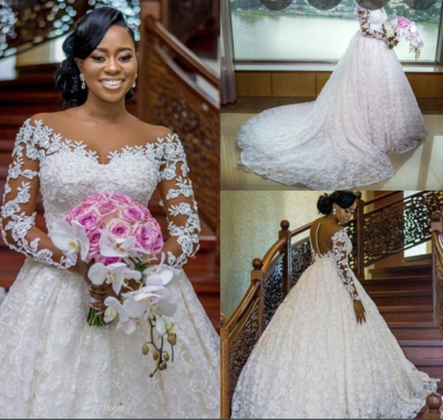 Lace Wedding Dresses Bridal Gown Off Shoulder