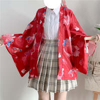 Peach Blossom Praying Rabbit Feather Woven Jacket (with Belt) - Thumbnail 5