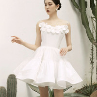 Cute A-line short prom dress homecoming dress - Thumbnail 2